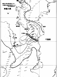 東京湾口海況図(2018/01/27)