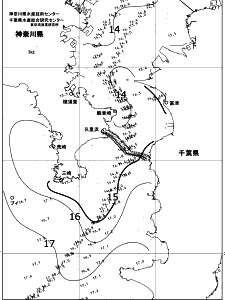 東京湾口海況図(2018/03/29)