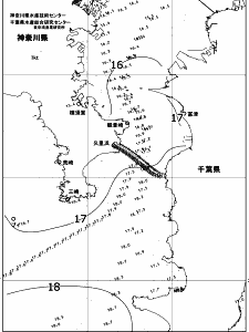 東京湾口海況図(2018/04/07)