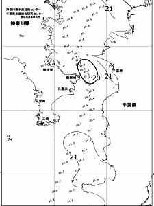 東京湾口海況図(2018/06/01)