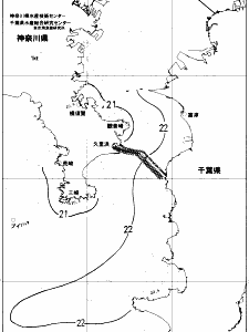 東京湾口海況図(2018/06/09)