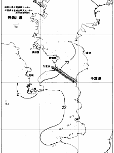 東京湾口海況図(2018/06/10)