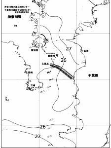 東京湾口海況図(2018/07/21)