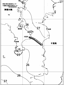 東京湾口海況図(2018/07/22)