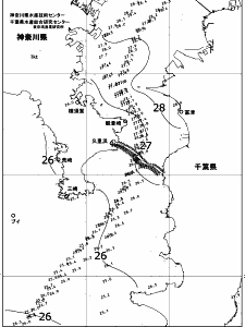 東京湾口海況図(2018/07/23)