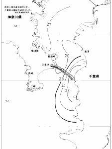 東京湾口海況図(2018/07/29)