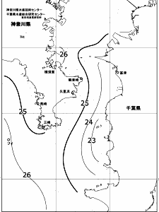 東京湾口海況図(2018/08/09)
