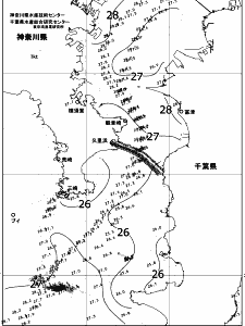 東京湾口海況図(2018/08/30)