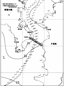 東京湾口海況図(2018/10/19)