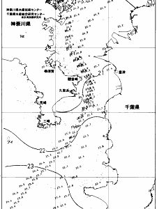東京湾口海況図(2018/10/21)
