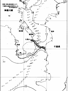 東京湾口海況図(2018/11/22)