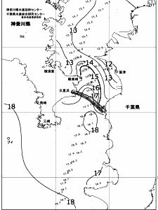 東京湾口海況図(2018/12/30)