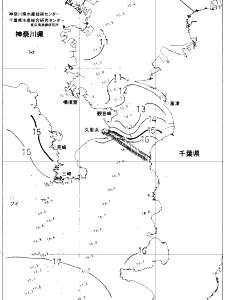 東京湾口海況図(2019/01/23)