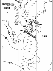 東京湾口海況図(2019/01/24)