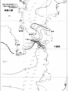 東京湾口海況図(2019/02/18)