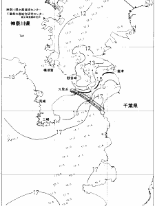 東京湾口海況図(2019/03/13)