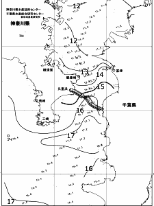 東京湾口海況図(2019/03/14)