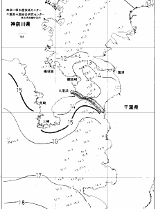 東京湾口海況図(2019/03/18)