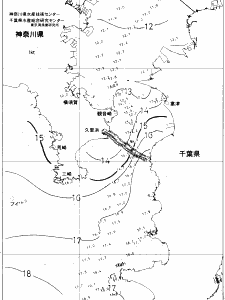 東京湾口海況図(2019/03/19)