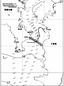 東京湾口海況図(2019/04/09)