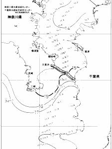 東京湾口海況図(2019/04/15)