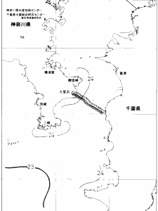 東京湾口海況図(2019/07/22)