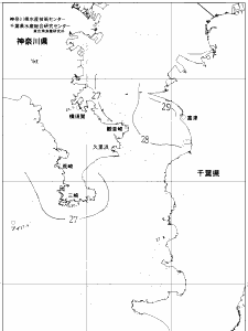 東京湾口海況図(2019/08/16)