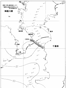 東京湾口海況図(2019/11/08)