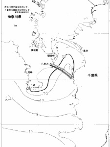 東京湾口海況図(2020/01/27)