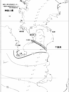 東京湾口海況図(2020/03/09)