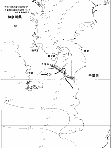 東京湾口海況図(2020/03/17)