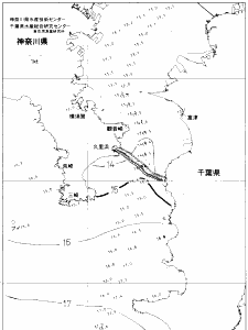 東京湾口海況図(2020/03/18)