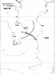 東京湾口海況図(2020/03/22)