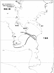 東京湾口海況図(2020/03/31)