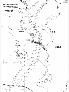 東京湾口海況図(2020/07/25)