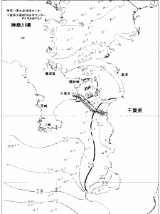 東京湾口海況図(2020/08/24)