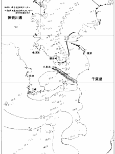 東京湾口海況図(2020/10/23)