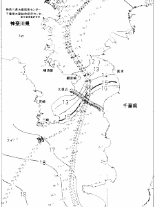 東京湾口海況図(2021/01/23)
