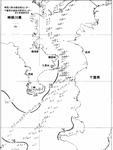 東京湾口海況図(2021/08/14)