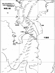 東京湾口海況図(2021/08/29)