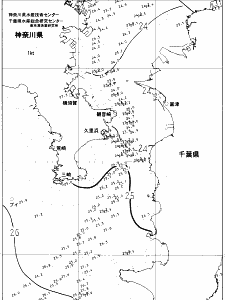 東京湾口海況図(2021/09/25)