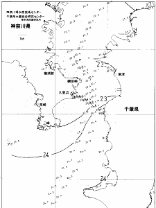 東京湾口海況図(2021/10/13)