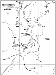 東京湾口海況図(2021/10/20)