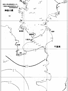 東京湾口海況図(2021/11/15)