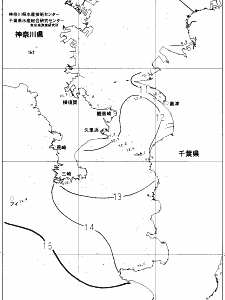 東京湾口海況図(2022/01/15)