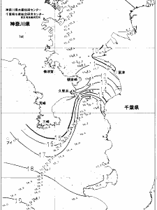東京湾口海況図(2022/01/23)