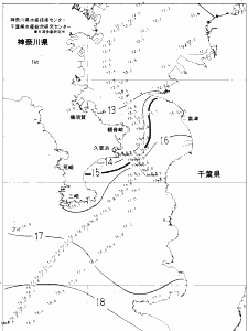 東京湾口海況図(2022/03/16)