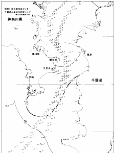 東京湾口海況図(2022/03/30)