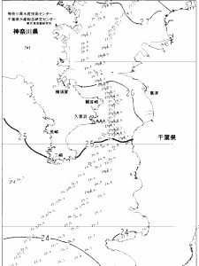 東京湾口海況図(2022/08/19)