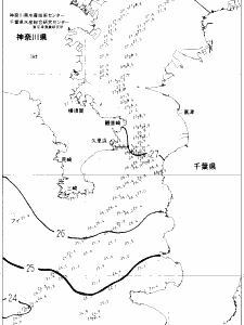 東京湾口海況図(2022/08/21)
